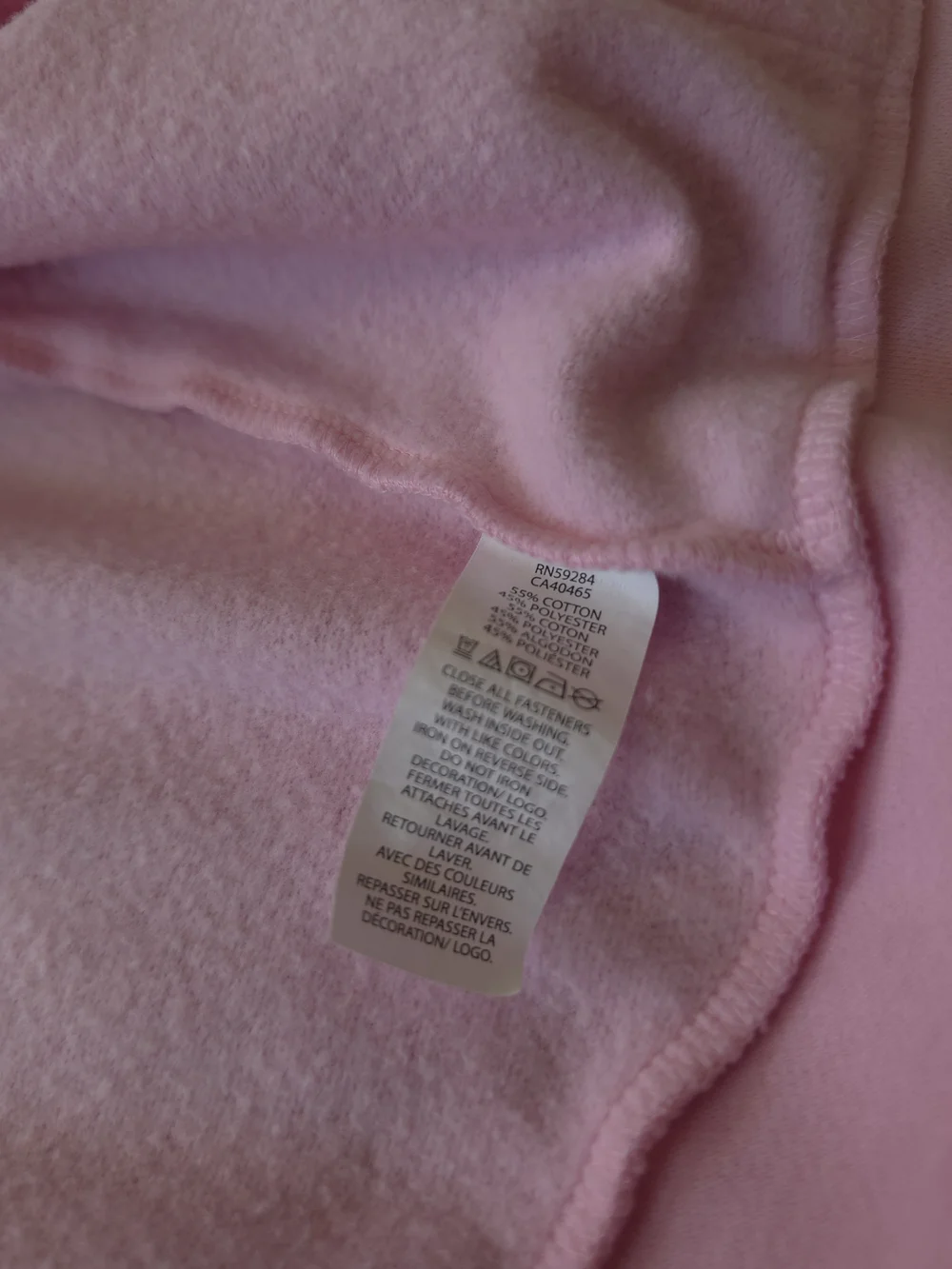 The Children's Place Pink & Hot Pink Zip-Up Hoodie with Graphic YL (10/12)